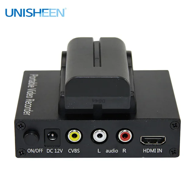 Unisheen Portable Video recoder Camera Video CVBS HDMI Capture Box 1080P 576P
