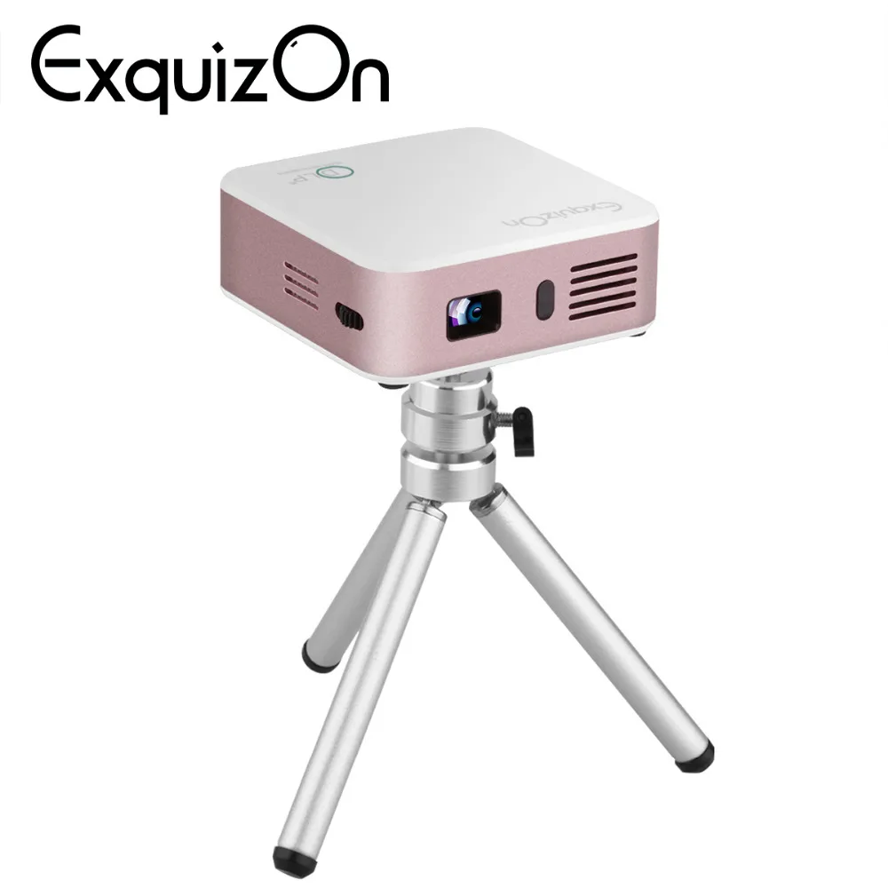 New Aarrival Exquizon E05 Mini DLP Projector 120 ANSI Lumens Support