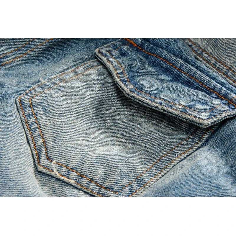 Winter Thick Fleece Denim Jacket Men Jeans Coat Solid Color Slim Fit Jackets Streetwear Casual Vintage Coat for Men Blue S116 Winter Thick Fleece Denim Jacket Men Jeans Coat Solid Color Slim Fit Jackets Streetwear Casual Vintage Coat for Men Blue S116