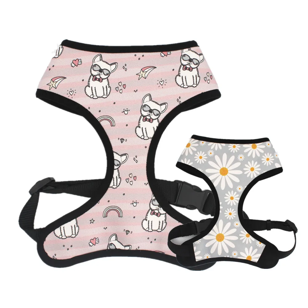 

Reversible Pet Puppy Dog Harness with neoprene breathable mesh for Small Medium Large Dogs