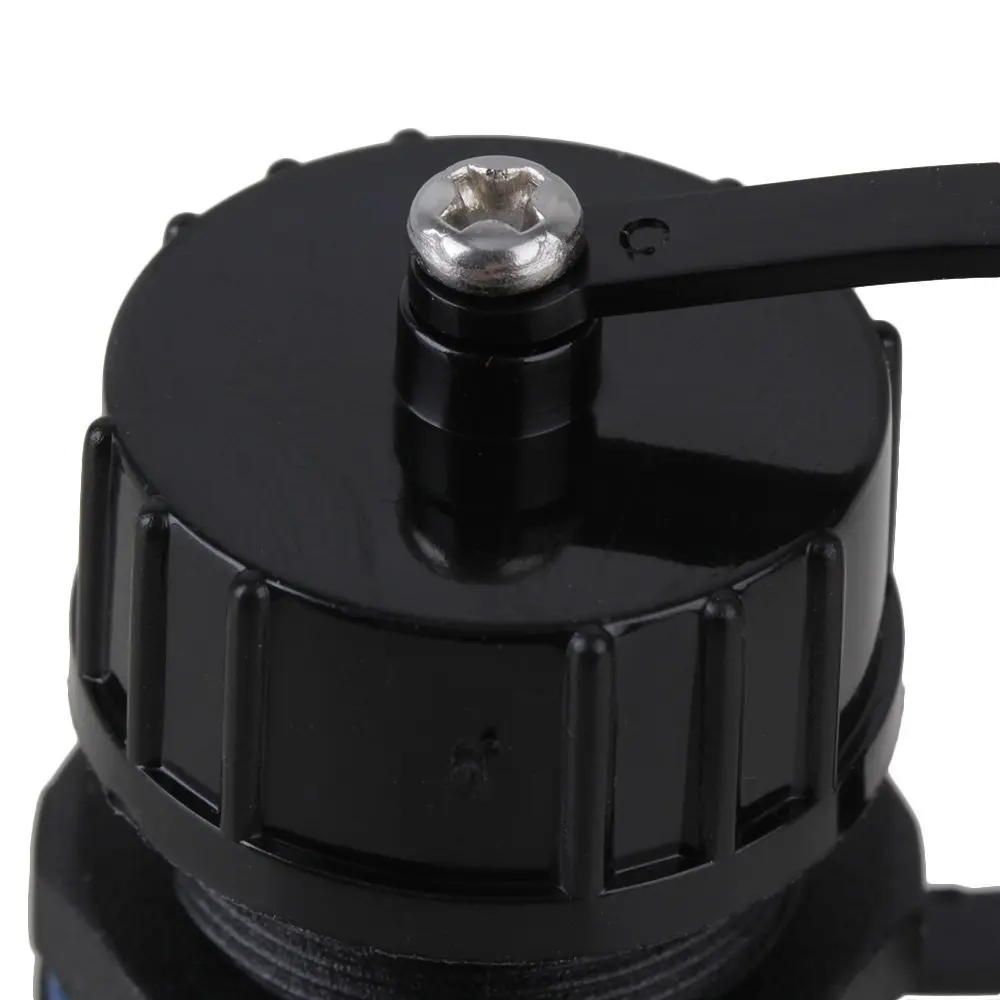 Ethernet LAN Black IP68 Protection M20 Stuffing Locknut Plastic RJ45 Waterproof Gland Connector