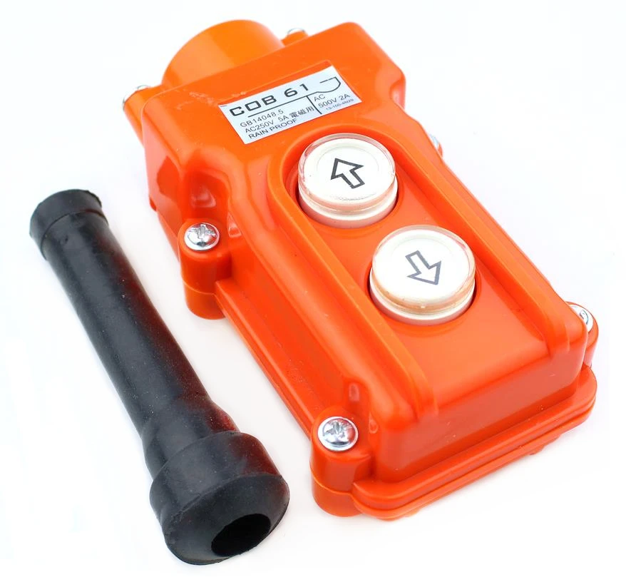 

Water Proof Hoist Crane Pendant Up Down Station Pushbutton Switch COB-61
