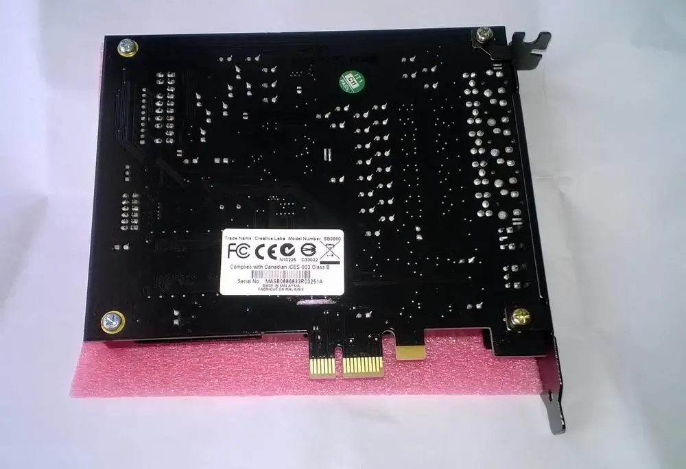 Оригинальная звуковая карта X Fi Titanium Fatal1ty Pro SB0886 PCI E 7 1 для музыкальных игр и