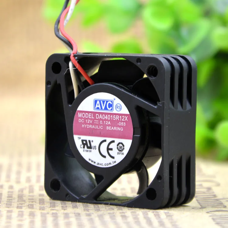

New Radiator CPU Cooler Fan For DA04015R12X DC 12V 0.12A -053 4015 40*40*15mm 4cm 40mm Server Cooling 3 Pins