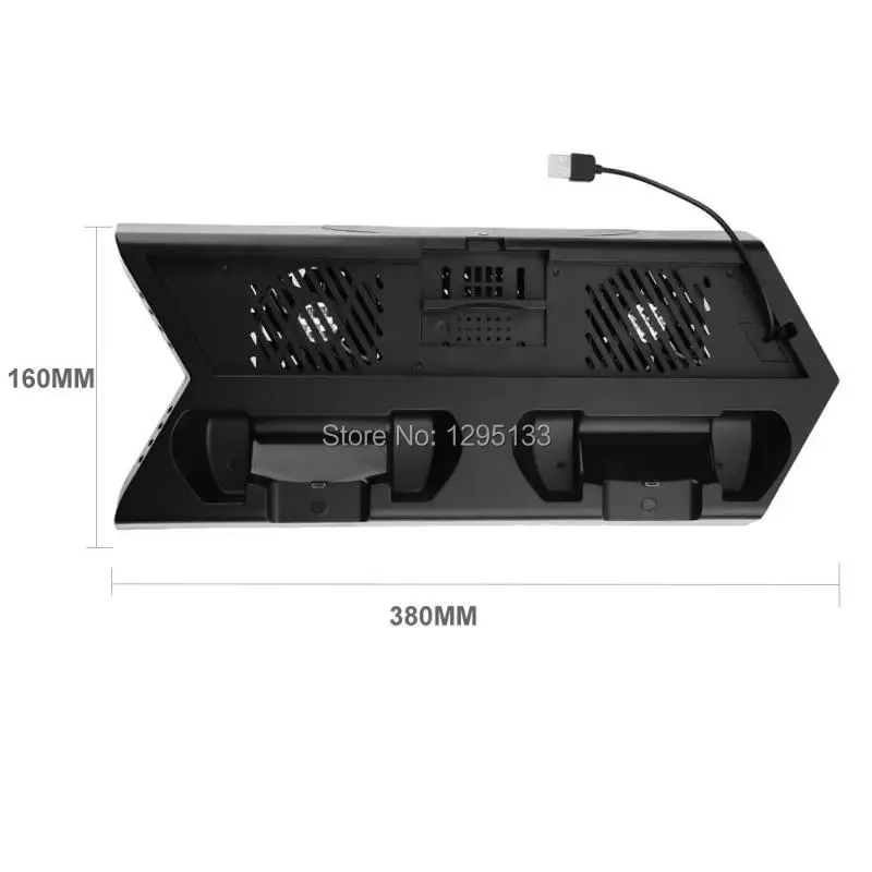 PS4 консоли Mutilfunction охлаждающий вентилятор Cooler вертикальная подставка w/двойной зарядная станция и для хранения компакт-дисков для PS4 тонкий Поляризационный Фильтр Pro Контроллеры