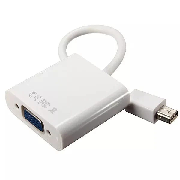 

Hxairt Mini DP to VGA Video Adapter 1080p Thunderbolt Display Port to VGA Cables For Apple Macbook Pro Air