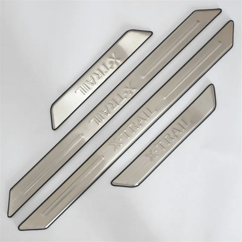 Stainless-Steel-Door-Sill-Scuff-Plate-for-2008-2013-Nissan-X-Trail-X-Trail-XTrail-Welcome (2)