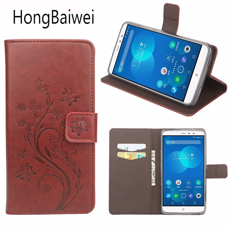 

Case for PPTV King 7 Cover Leather Flower Pattern Flip Luxury Card Slot Wallet Phone Bag Case for PPTV King 7 7S PP6000
