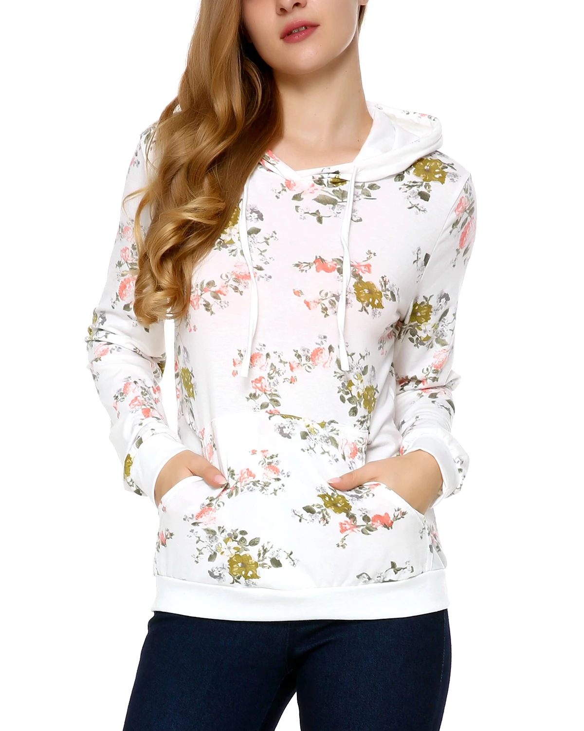 Aliexpress.com : Buy Women Autumn Hoodies Tops Floral