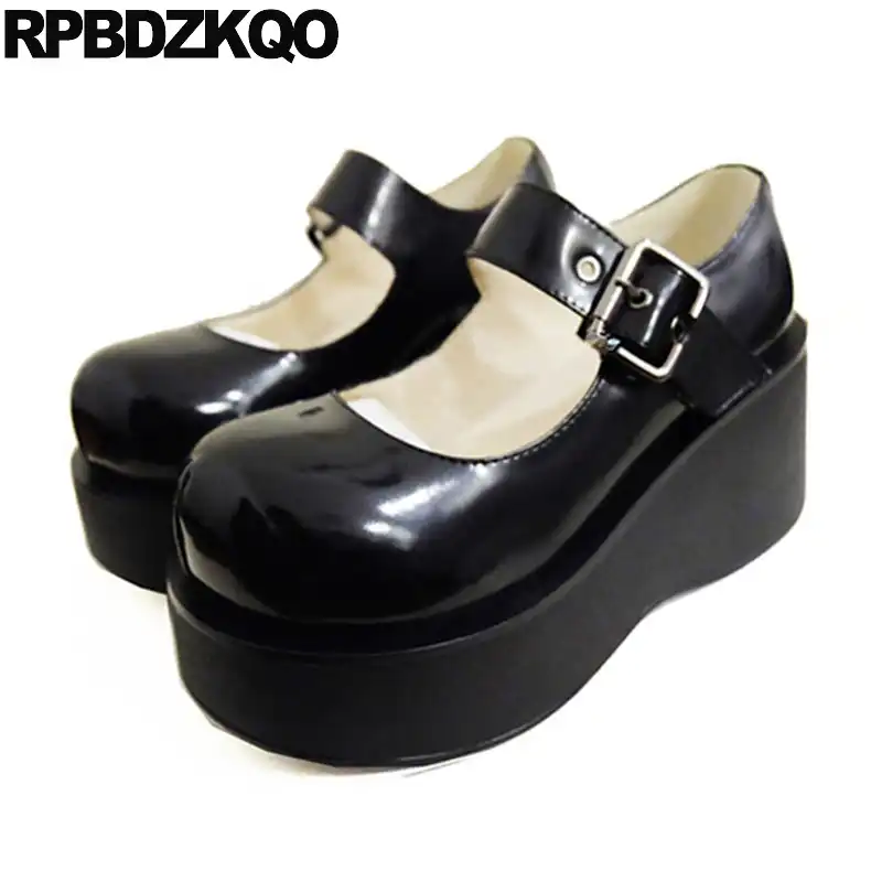 platform mary janes goth