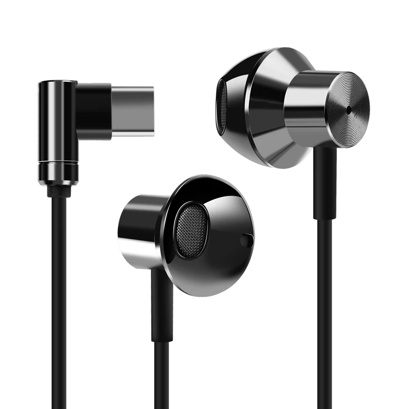 Наушники вкладыши USB Type C для Huawei стереонаушники с микрофоном гарнитура разъемом 3