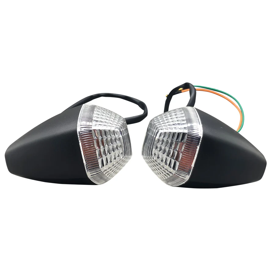 Yecnecty, 1 пара, мотоциклетная сигнальная лампа, белый объектив, светильник, индикатор для Suzuki GSF 600 650 1200 N/S Bandit DL 1000 V-Strom