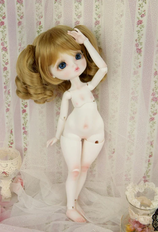 AQK(AQK) Хлоя BJD новорожденная Кукла Смола мультфильм 1/4 модель тела бесплатные глаза