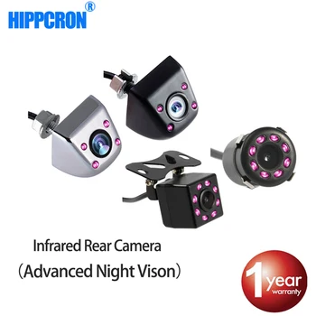 

Hippcron Car Rear View Camera Reverse Infrared Backup Camera Night Vision for Parking Monitor Waterproof CCD HD Video