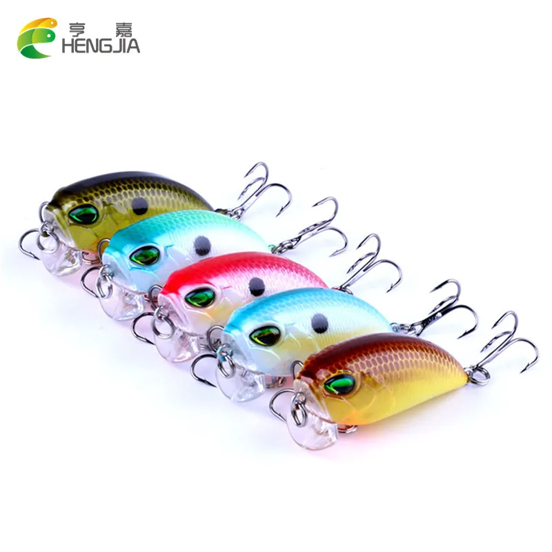 Hengjia новый стиль 5 шт. 8.1 г 5 см Crankbait Рыбалка воблеры Рыбалка снасти Bionic Плавание Bait провернуть бас приманки Рыбалка приманка 5 цветов