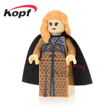 PG1053 Building Blocks Sansa Stark Caitlin Daenerys Arya Eddard Game of Thrones Ice and Fire Bricks Figures Toys For Children