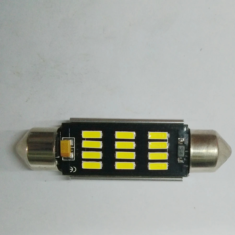 1 шт. купольная лампа автомобильная светодиодная 31 мм 36 39 42 супер яркая 12SMD 4014