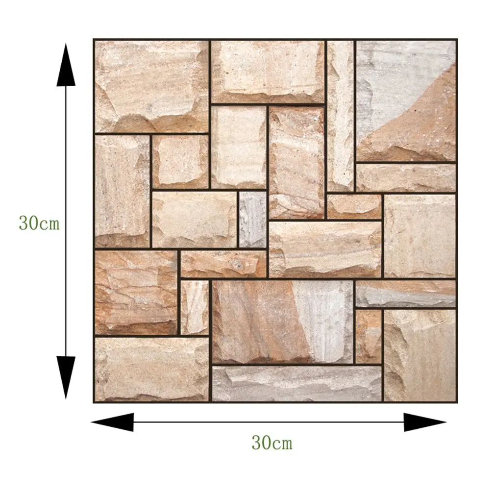 Self Adhesive Wallpaper PVC Waterproof Stone Wallpapers Brick Wall Paper Decorative Stickers Bedroom Home Decor D|Обои| |