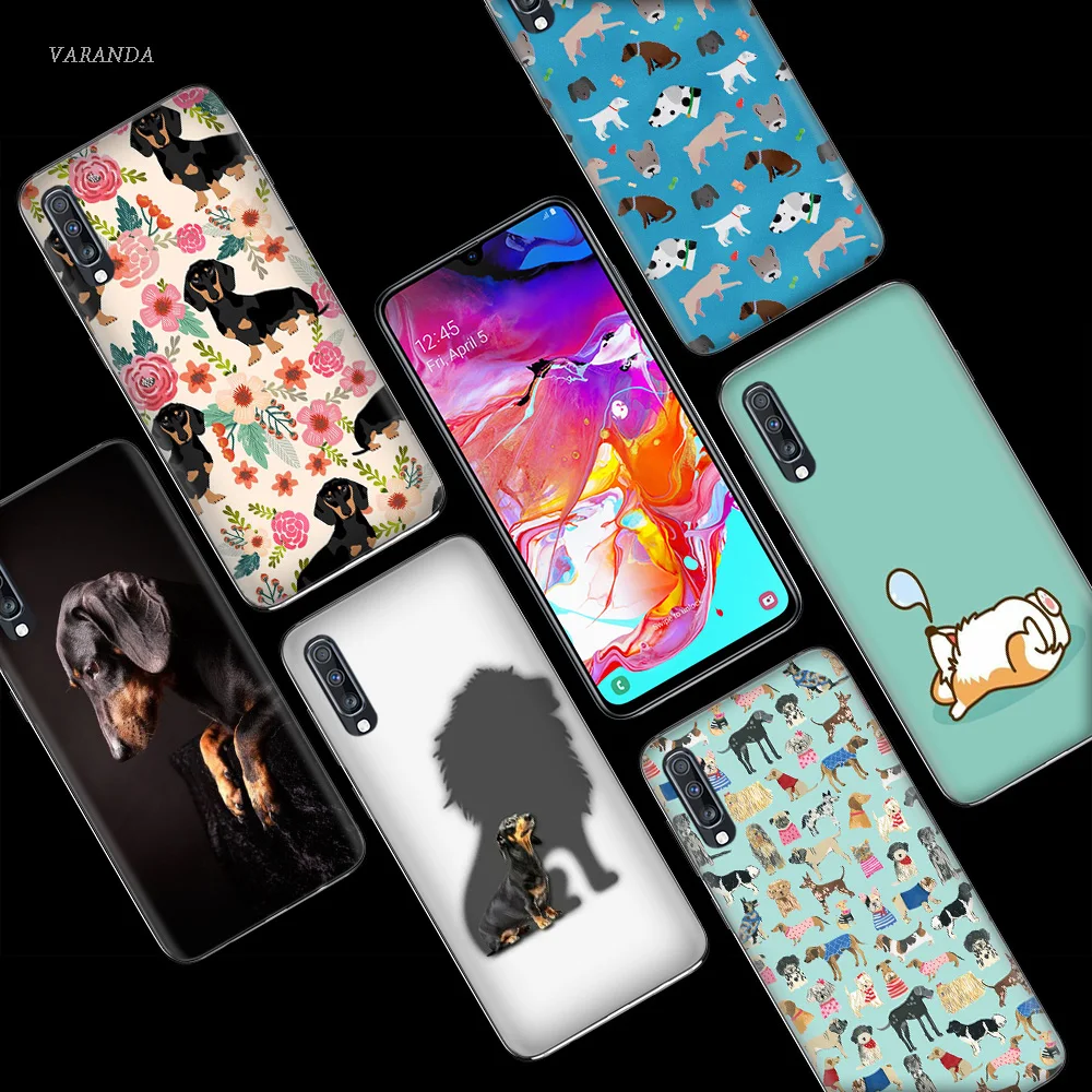 

The Dachshund Flowers Case for Samsung Galaxy A50 A70 A80 A60 A40 A30 A20 A10 M40 M30 M20 M10 A6 A8 Plus 2018 TPU Phone Bags Hot
