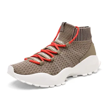 

2018 new High Top Running Shoes For Men Women Thermal Winter Shoes Women Men Fur Lining Sport Shoes Chunky Shark Sneakers