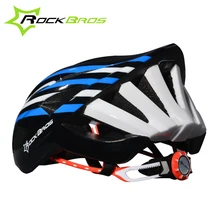 ROCKBROS Cycling Helmet Ultralight Night Riding Bicycle Helmet With Tail Light In-mold For MTB Road Bike Biking Casco Ciclismo