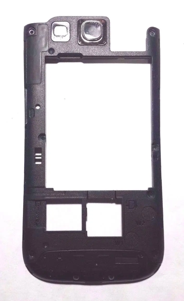 Задняя рамка для Samsung Galaxy S3 AT&ampT SGH-I747/T-Mobile SGH-T999 белый/черный | Мобильные телефоны и