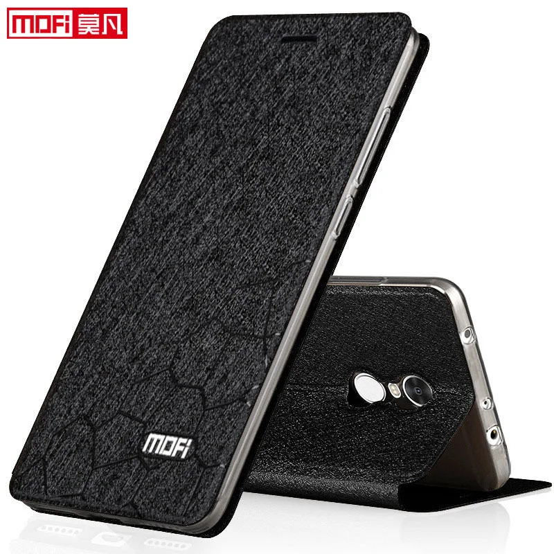 case for xiaomi redmi 5 plus flip case leather stand book PU Mofi luxury soft silicon capa glitter