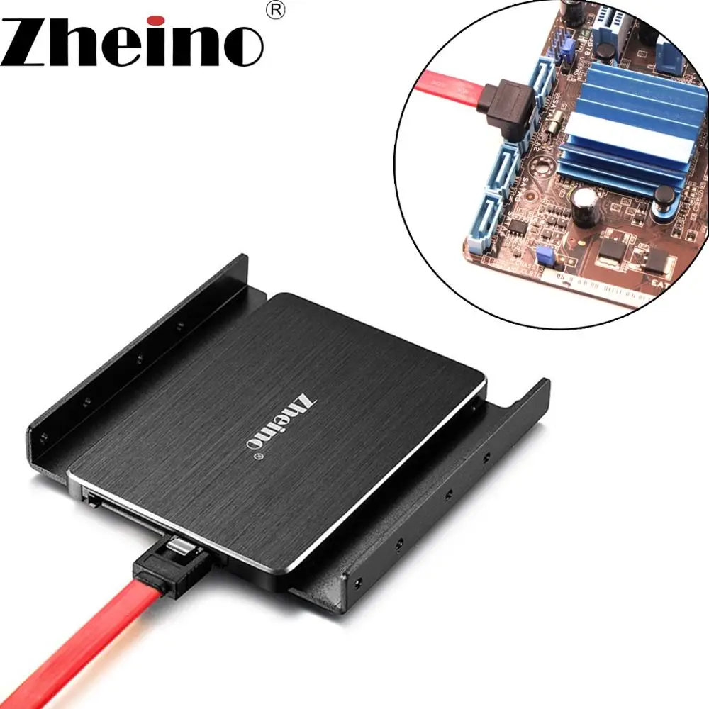 Zheino 2,5 ssd Монтажная Рамка Кронштейн для 2,5 дюймов до 3,5 дюймов жесткий диск 2,5 Holderssd адаптер для оптического привода