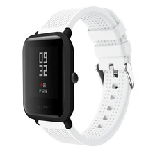 YUEDAER Белый силиконовый ремешок для Xiaomi Huami Amazfit Bip ремешок для часов сменный Браслет для Amazfit Bip Молодежный ремешок для часов