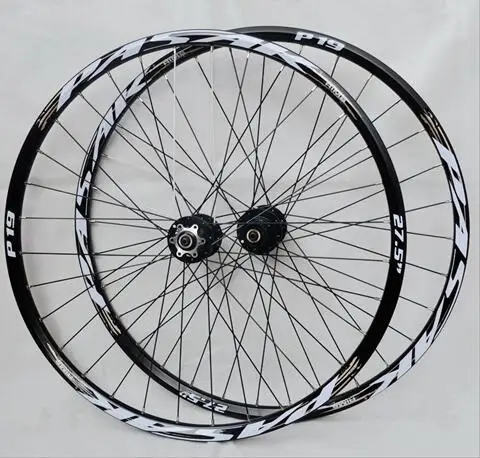 Cheap MTB mountain bike bicycle CNC hollow front 2 rear 4 sealed bearings hub 26 disc wheels wheelset rim 27.5 29 3