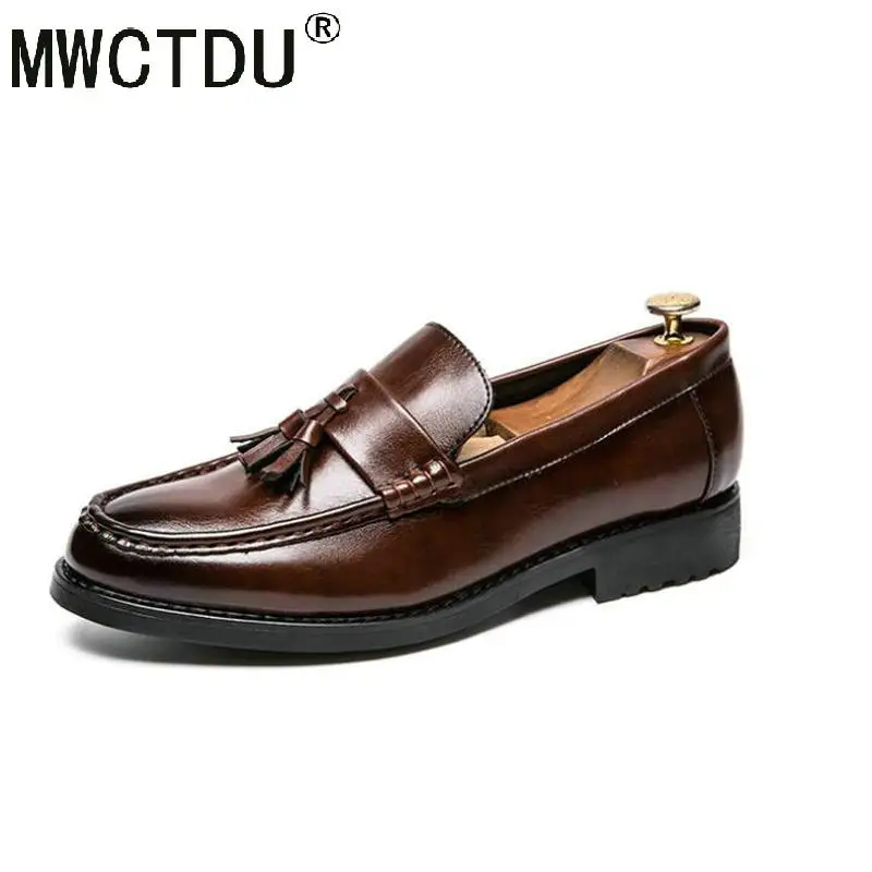 MWCTDU/Мужские модельные туфли; ручная работа; броги; стильные вечерние кожаные свадебные туфли; мужские кожаные оксфорды на плоской подошве; официальная обувь
