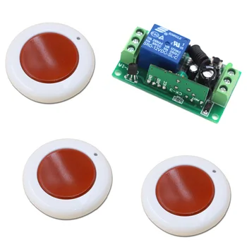 

315/433MHZ DC 24V 9V 12V 1CH Wireless Remote Control Switch System Gate Door Alarm Remote Control Relay Switch Automatic Doors