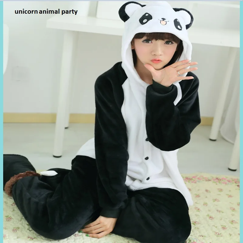 

Cartoon Adult Unisex Kigurums Winter Anime Pajamas Panda Cosplay Costume Pyjamas Hoodies Adult Animal Onesies Sleepwear