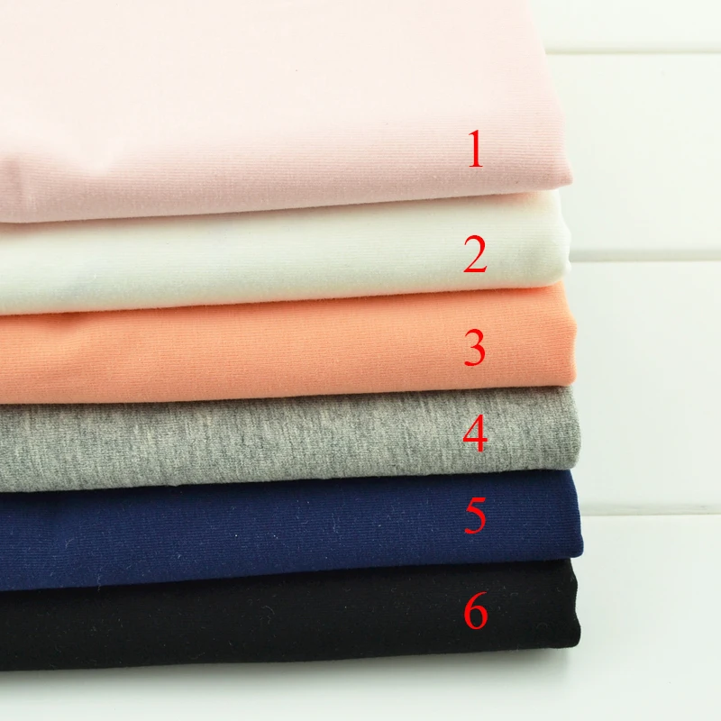 Эластичная хлопковая трикотажная ткань 50*170 см|fabric for diy|knit fabriccotton knit fabric |