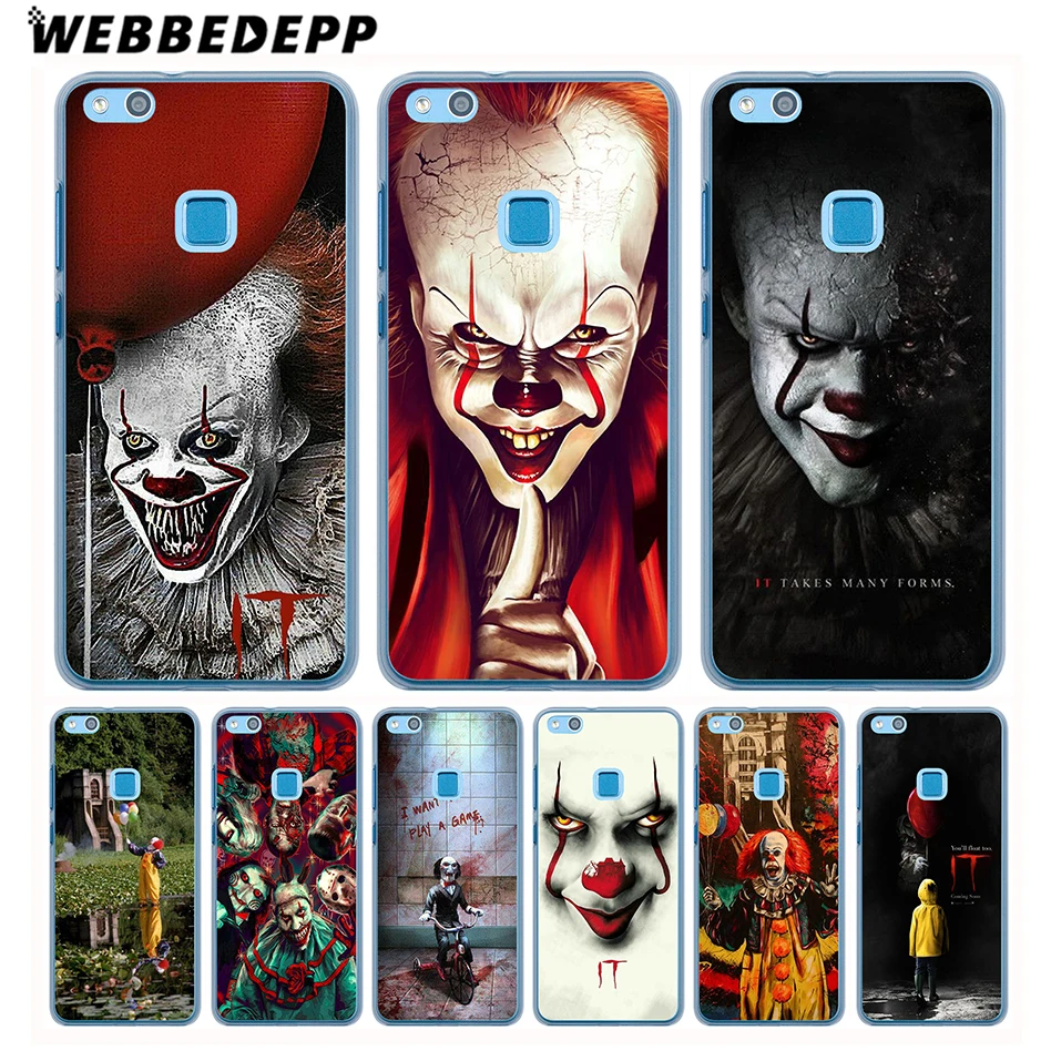 

WEBBEDEPP Pennywise The Clown Horror Phone Case for Huawei Nova 3i 2i Mate 30 20 10 lite Pro Y7 Y6 Y5 2017 II Cover