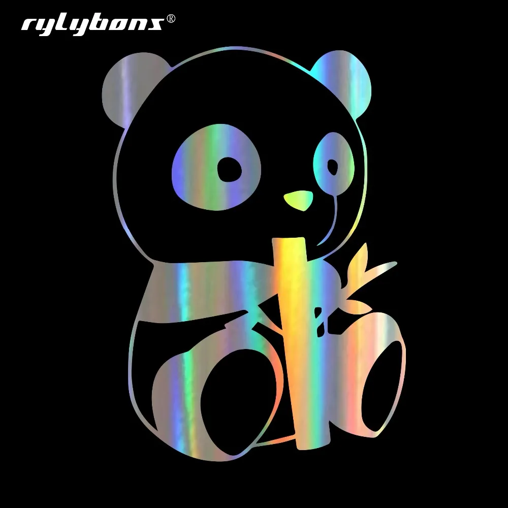 rylybons Little Cute Panda Stickers and Decal Car Styling for Car