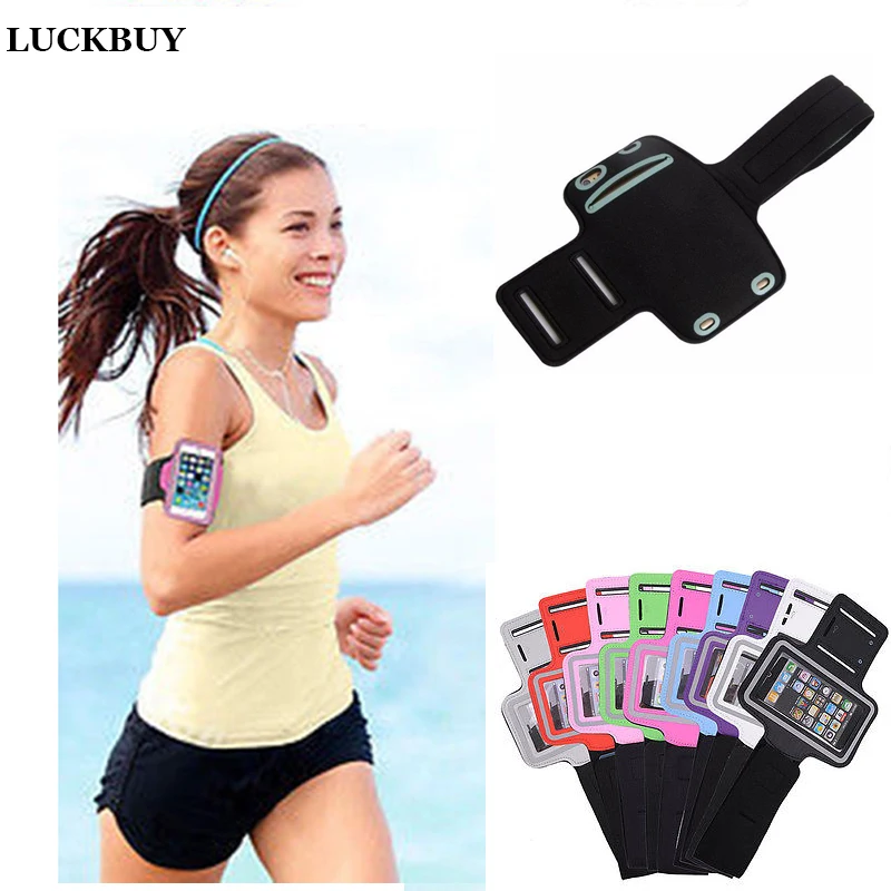 

LUCKBUY Adjustable SPORT GYM Armband Bag Case for apple iPhone SE 5 5S 4" Waterproof Jogging Arm Band Mobile Phone Belt Cover