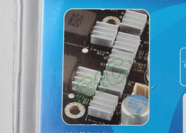 40 штук в партии мини алюминиевый радиатор для MOS IC чипсет 6 35 мм x 3 5 чип