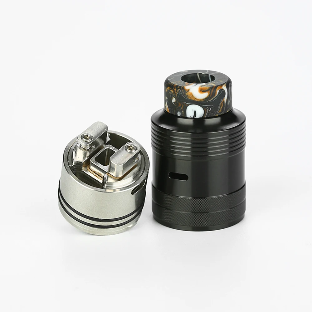 Koop Originele Cthulhu Mjolnir RDA 24mm Diameter Single Coil Tank met Dubbele Kamer   BF Pin Fit Squonker MOD Vape vs Cthulhu 1928
