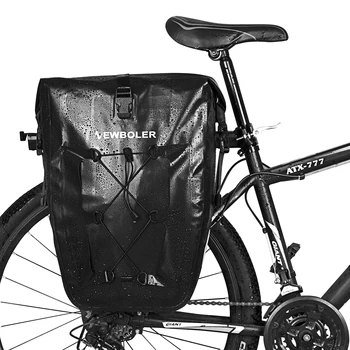 

NEWBOLER 27L Waterproof Bike Bag Bicycle Rear Rack Pannier Cycling Carrier Bag Seat Saddle Rear Tail Trunk Storage Luggage Bag