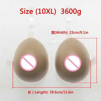 

Realistic Shemale Breast Forms 3600g/pair Crossdressing Men Tits Strap-On Silicone Breasts Transsexual Artificial Fake Boobs