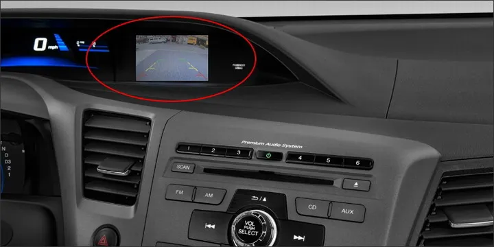 Для Honda Civic(FB) 2011~ заднего вида Резервное копирование Камера наборы/ Экран Совместимость/парковка Камера