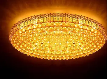 

K9 Crystal Lamp Oval Restaurant Light LED Ceiling Bar Aisle Light Dining Room Atmospheric Rectangular Living Room Lamp led lamp
