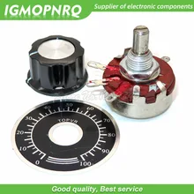 Wth118 kit diy peças 2w 1a potenciômetro, 1k 2.2k 4.7k 10k 22k balança igmopnrq, 47k 100k 1m ohm 470 + wht118 + 0-MF-A03 escala igmopnrq