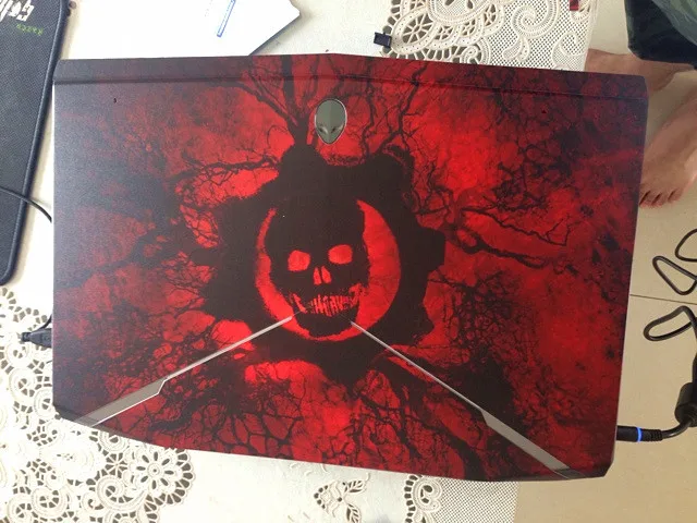 Customlized Design Laptop Vinly Skins Decal For Alienware