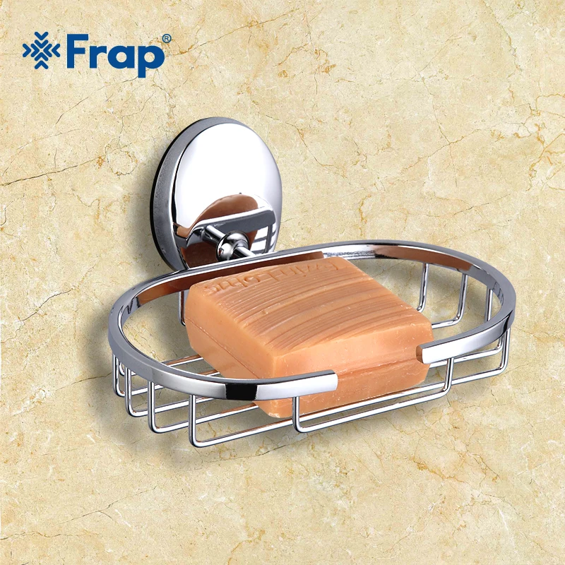 Frap 1set new Chrome Wall Mounted Chrome Bathroom Accessories Soap