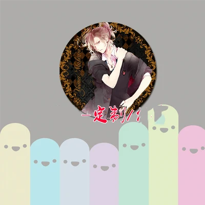 ZXFJXR 58 мм анимация Diabolik Lovers Reiji Ayato Laito Kanato значок Sakamaki Shu значки на рюкзак значок брошь