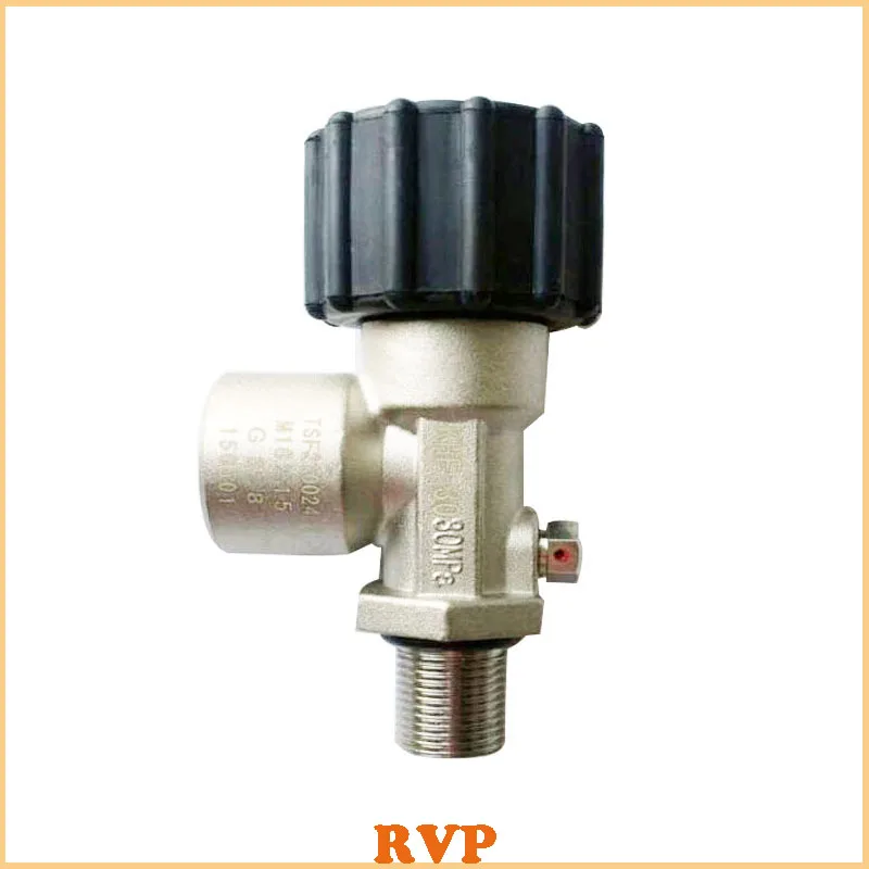 

New PCP Paintball 300Bar Din Valve Tank ON/OFF M18 Valves For High Pressure Cylinders M18 Male Thread G5/8 Female Thread