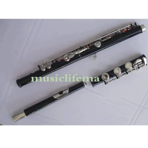 

Black 17 Open holes flute C key+E Great Metal Tone Tec