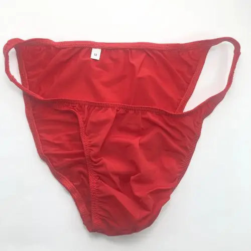 G3772 Mens String Bikini Contoured Pouch Low Rise Moderate Back Nylon ...